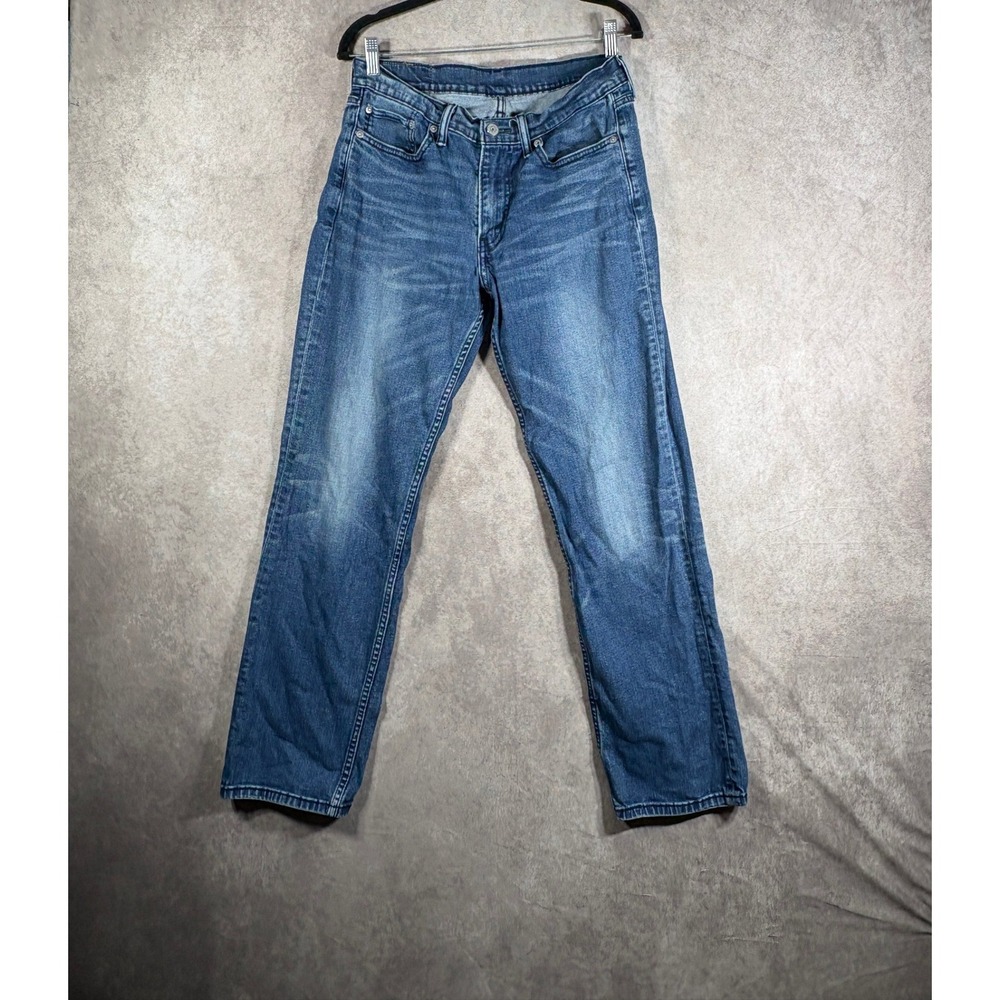 Levi's Jeans Mens 32x32 Blue 514 Straight Fit Denim Casual Classic Everyday Work